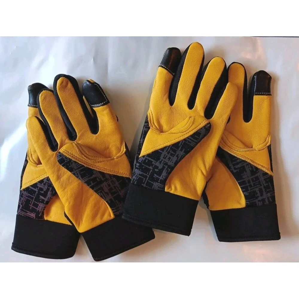 FEISHDEK Kids Size Small Leather Gardening Gloves Gloves 8-12 Years